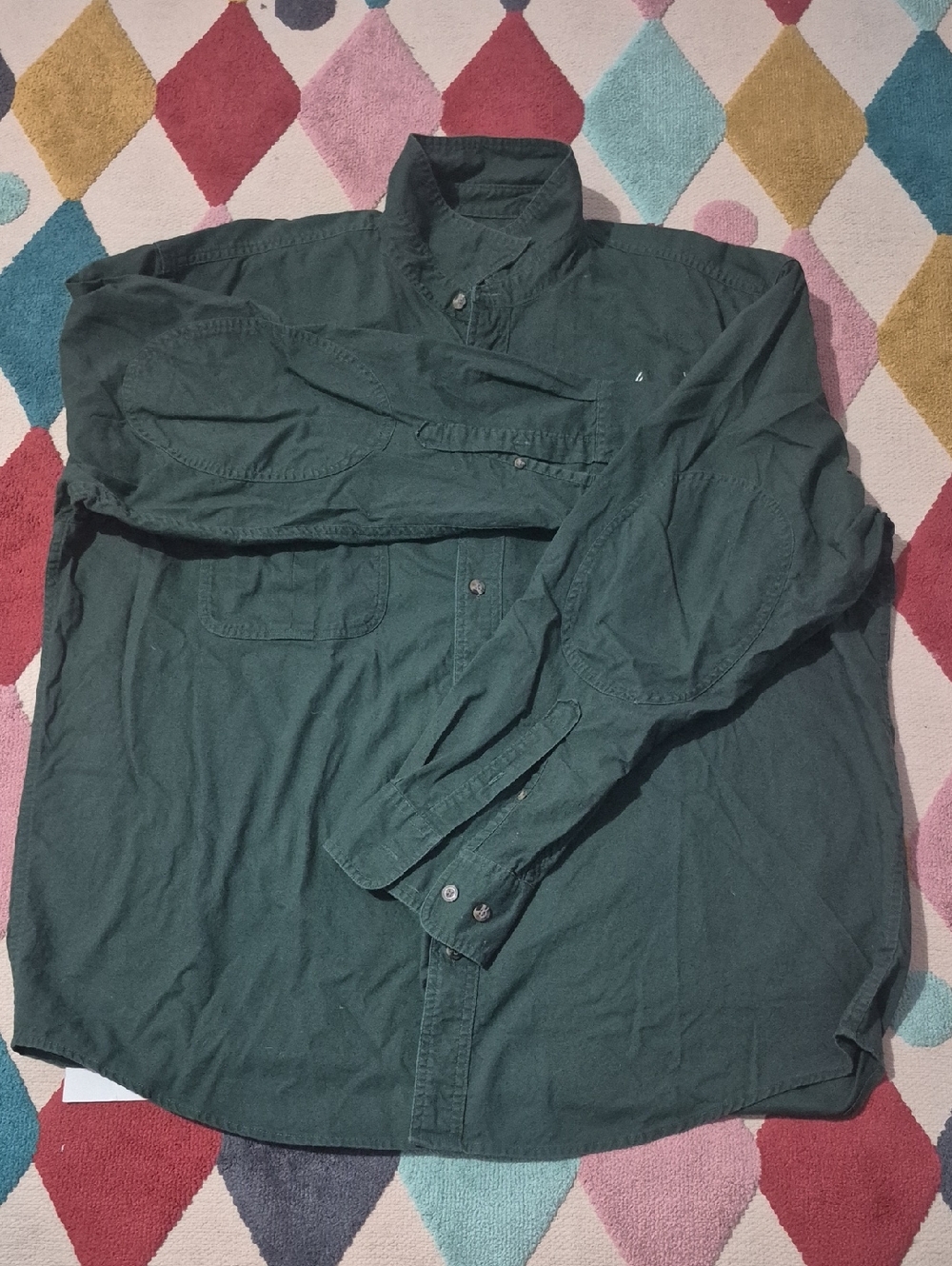 Vintage Cabela's Casual Shirt Button Deer Embroidered